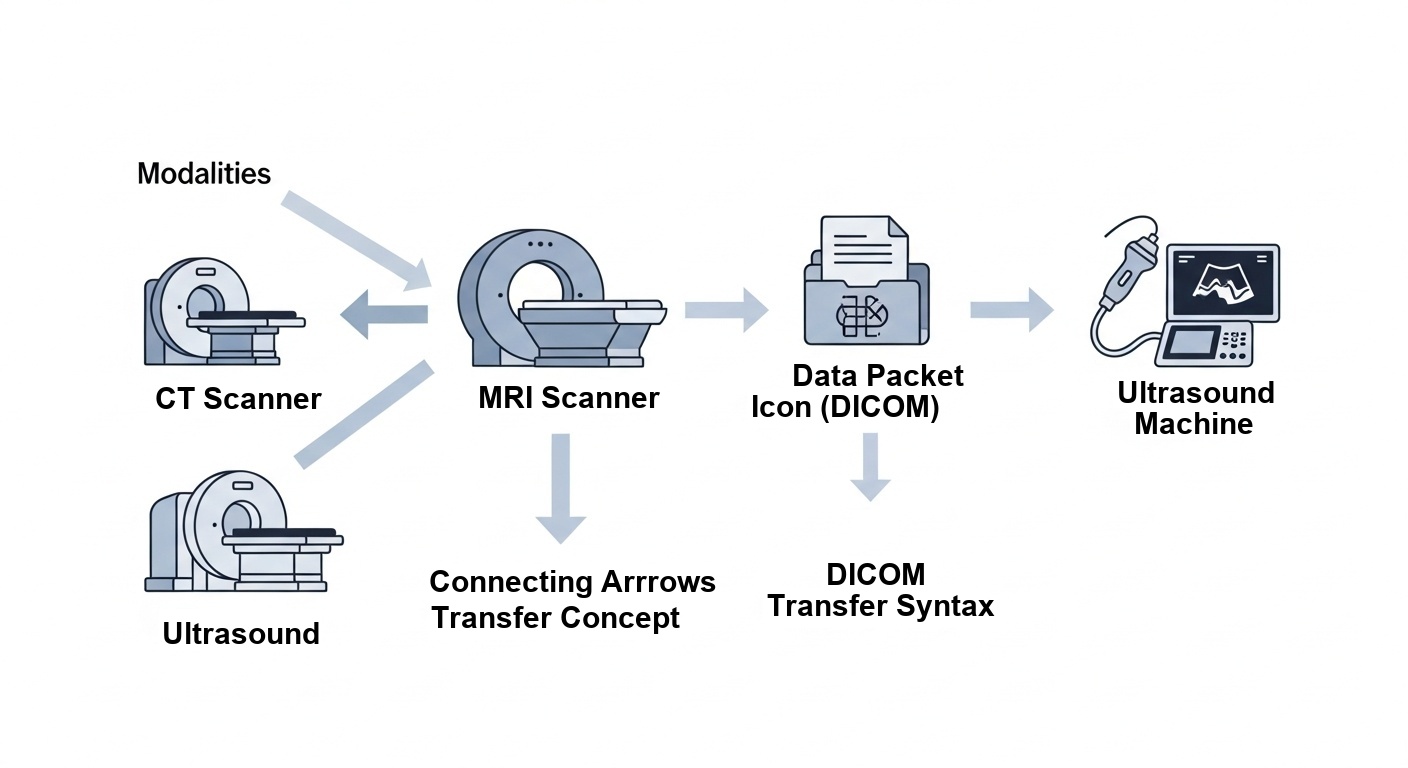 Cloud PACS och webbaserade DICOM-arbetsflöden som stöds av olika Transfer Syntaxes